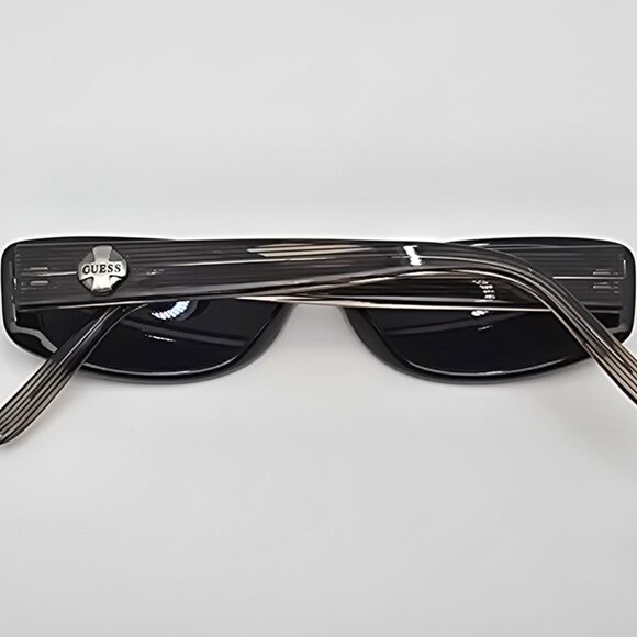 Guess GU6106 BLK-3 Black Frame Grey Lens Rectangular Sunglasses 52-17-140 - Picture 9 of 12